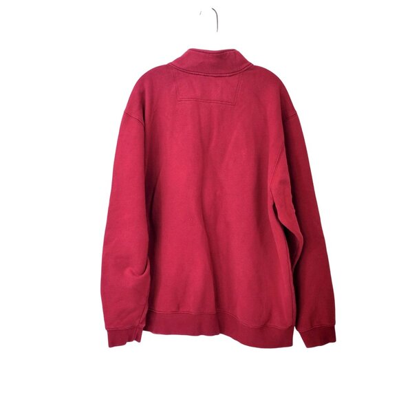 L.L. Bean Mens XL Tall Red Full-Zip Fleece Jacket - Picture 2 of 4